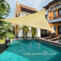 Triangle Sunshade Sail For Outdoor Awings Canopy Pool